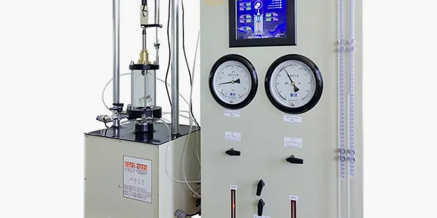 Ensayo Triaxial en Santiago: Resistencia al Corte con Confinamiento Controlado